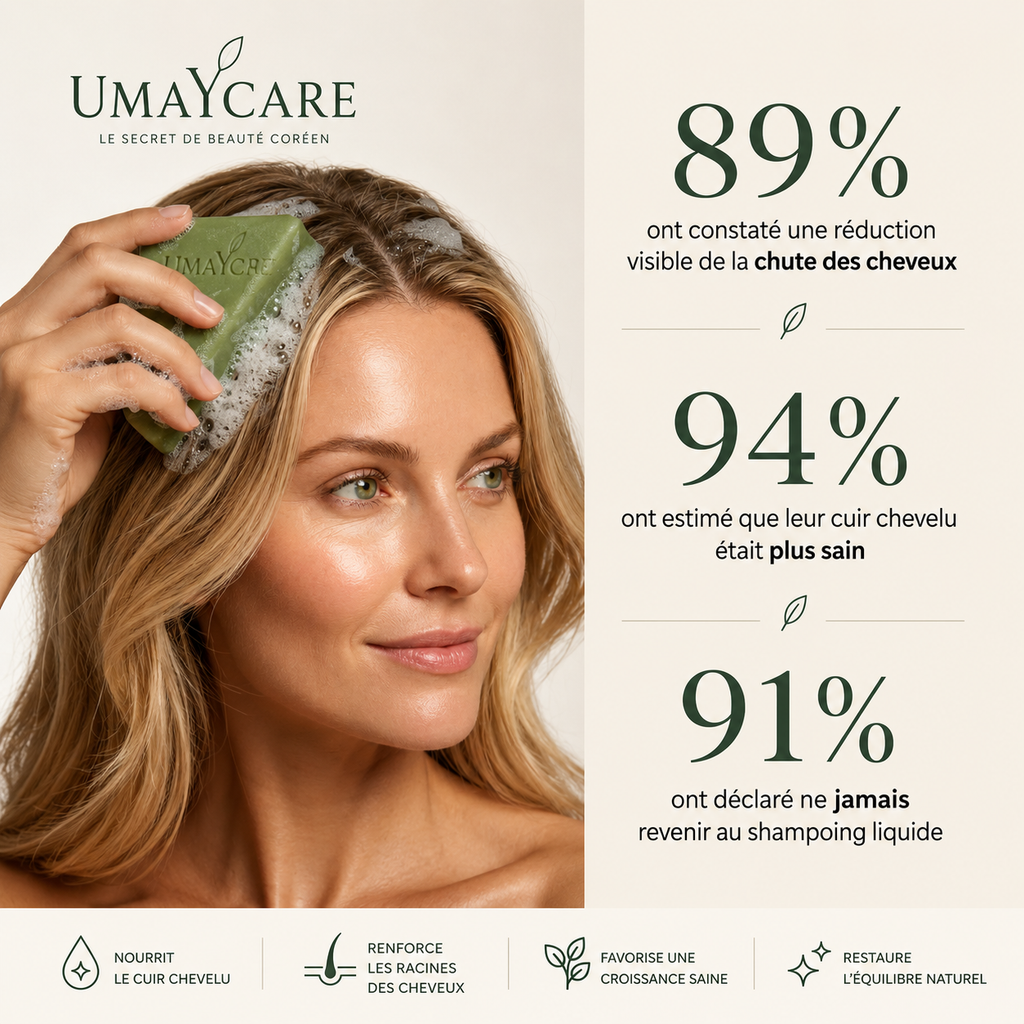 Le savon barre Umaycare - Rituel Coréen pour Cuir Chevelu